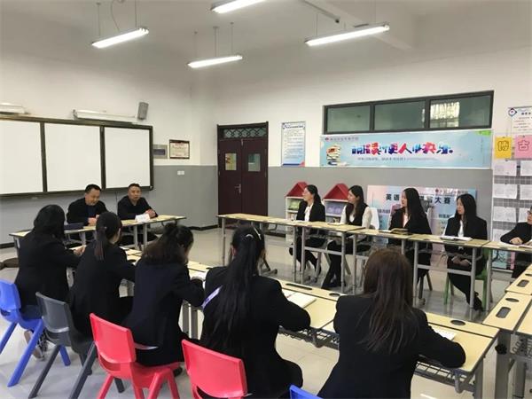 西安沣东中加学校迎接“省级标准化高中”评估验收