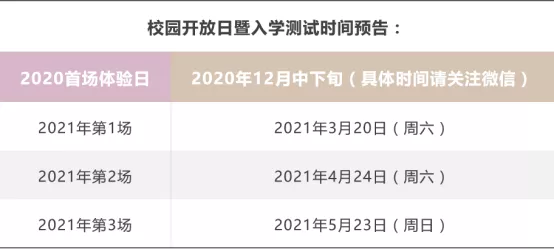 上海市文来高中国际部2021级招生计划