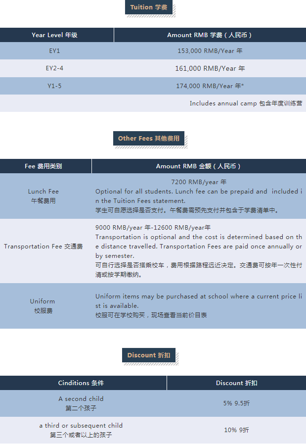 广州天河爱莎外籍人员子女学校学费多少一年?