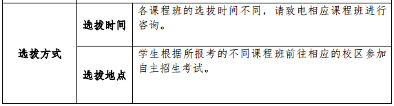 2021年上海协和双语高级中学(高中国际课程班)招生方案