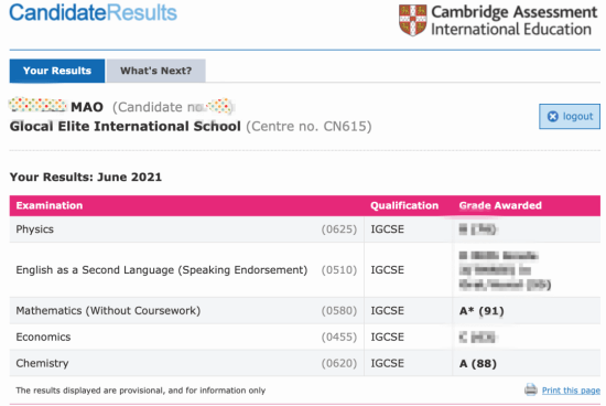 喜报：2021A-Level放榜，郑州英迪国际学校学生成绩炫目