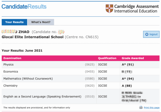 喜报：2021A-Level放榜，郑州英迪国际学校学生成绩炫目