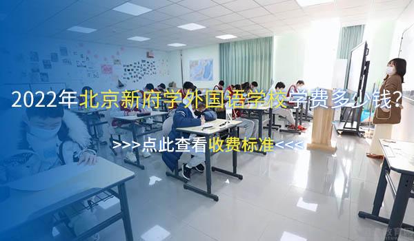 北京市新府学外国语学校 ：2022年北京新府学外国语学校各学部学费一览