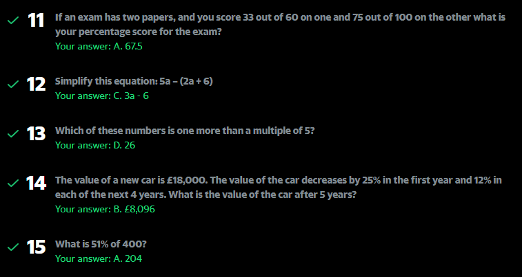 GCSE数学A*能力测试，15道题你能对几道？