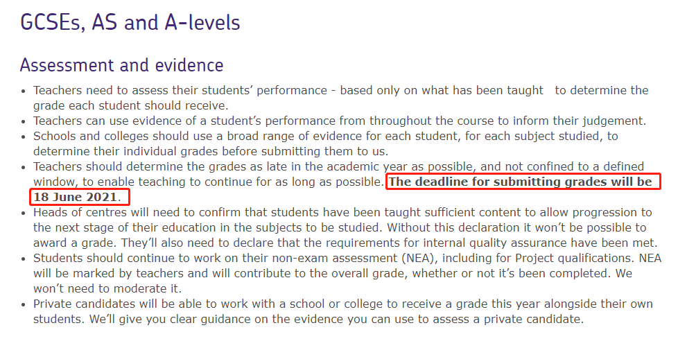 英国爱德思、AQA、CAIE三大考试局2021年夏季考试政策汇总！ - 东外国际