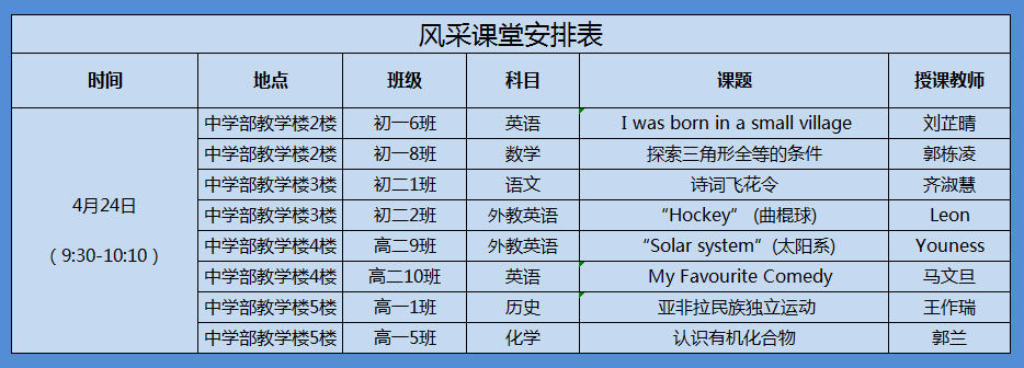 中学部开放日| 让您与孩子零距离感受北外附校的魅力 - 北外附校三水外国语学校