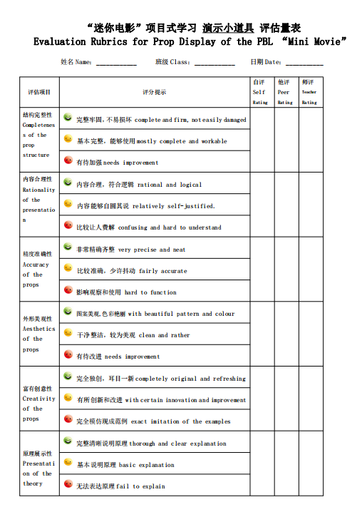 上海安生学校PBL项目式学习                